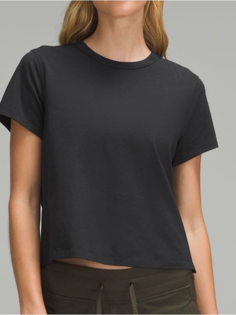 lululemon athletica Classic-Fit Cotton-Blend T-Shirt size 12